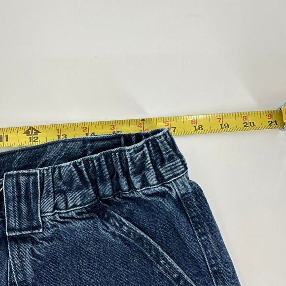 Crazy Rave Cargo Jorts men’s size 34 x 7 baggy dark was Jean shorts. - Picture 4 of 6